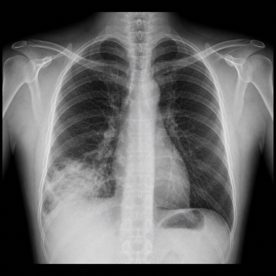 NOS EMR X-ray Pneumonia 예시